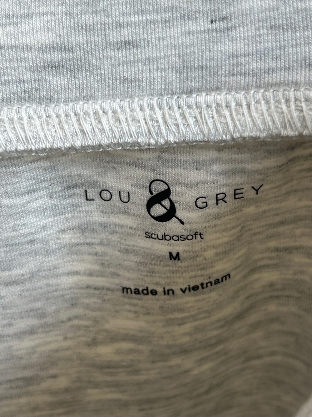 Lou & Grey Maxi Midi Skirt Size Medium Sporty Skirt Light Gray NEW - Picture 4 of 9